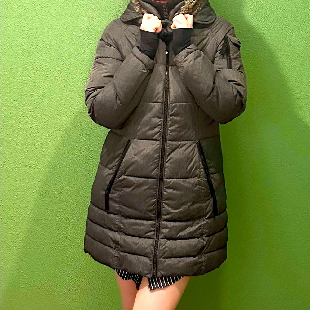 Gray Nautica Puffer Jacket size S